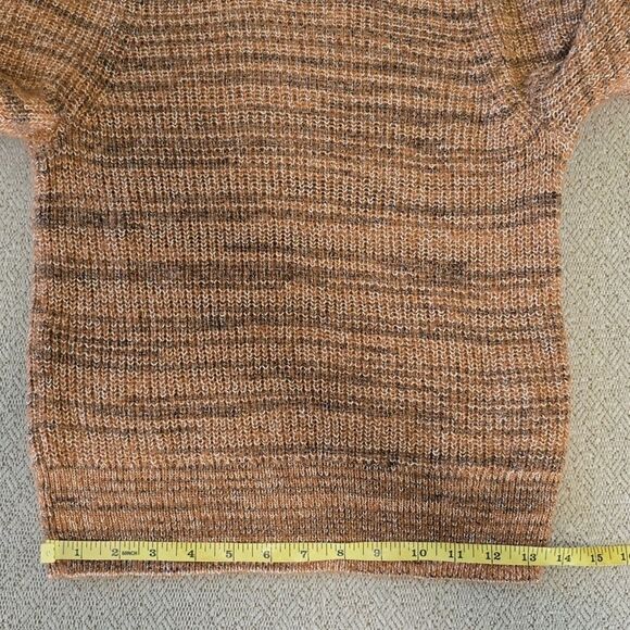 Madewell Brown Space-Dyed Prentess Wool Alpaca Blend Sweater - Size Small - Picture 10 of 14